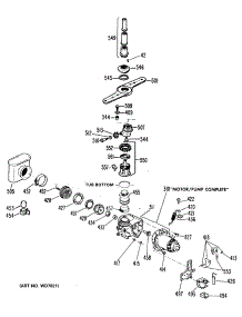 03 - Section3 parts for Ge Dishwasher GSD1130L01 from AppliancePartsPros.com
