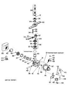 03 - Section3 parts for Ge Dishwasher GSD1130L03 from AppliancePartsPros.com