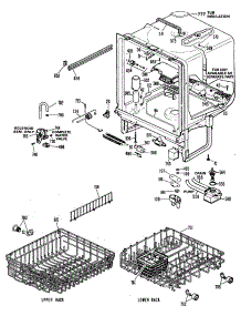 02 - Section2 parts for Ge Dishwasher GSD1150P35 from AppliancePartsPros.com