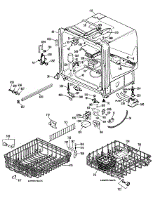 02 - Section2 parts for Ge Dishwasher GSD1200G02 from AppliancePartsPros.com