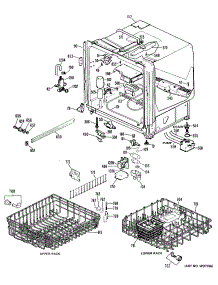 02 - Section2 parts for Ge Dishwasher GSD1200G04 from AppliancePartsPros.com