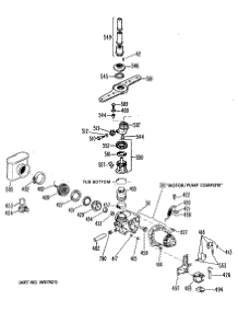 03 - Section3 parts for Ge Dishwasher GSD1200G07 from AppliancePartsPros.com
