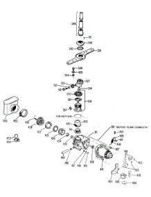 03 - Section3 parts for Ge Dishwasher GSD1200G08 from AppliancePartsPros.com