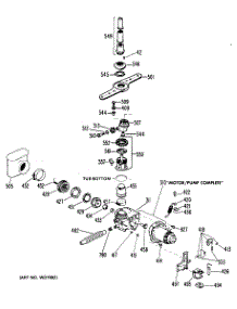03 - Section3 parts for Ge Dishwasher GSD1200M20 from AppliancePartsPros.com