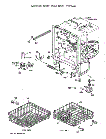 02 - Section2 parts for Ge Dishwasher GSD1205X66BA from AppliancePartsPros.com