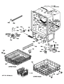 02 - Section2 parts for Ge Dishwasher GSD1206T55BA from AppliancePartsPros.com