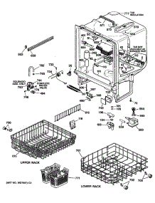 02 - Section2 parts for Ge Dishwasher GSD1206T64BA from AppliancePartsPros.com