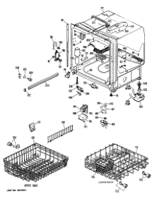 02 - Section2 parts for Ge Dishwasher GSD1250P25 from AppliancePartsPros.com