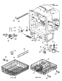 02 - Section2 parts for Ge Dishwasher GSD1250R45 from AppliancePartsPros.com