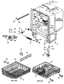 02 - Section2 parts for Ge Dishwasher GSD2200M25 from AppliancePartsPros.com