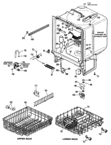 02 - Section2 parts for Ge Dishwasher GSD2200M35 from AppliancePartsPros.com