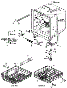 02 - Section2 parts for Ge Dishwasher GSD2230L20 from AppliancePartsPros.com