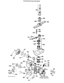 02 - Dishwasher Mechanism parts for Ge Dishwasher GSD2600D-02 from AppliancePartsPros.com