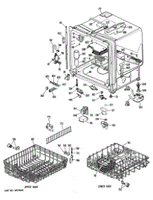 02 - Section2 parts for Ge Dishwasher GSD2800L02 from AppliancePartsPros.com