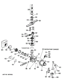 03 - Section3 parts for Ge Dishwasher GSD2800L19 from AppliancePartsPros.com