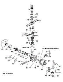 03 - Section3 parts for Ge Dishwasher GSD2800L20 from AppliancePartsPros.com