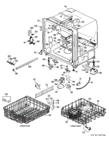 02 - Section2 parts for Ge Dishwasher GSD3000B02 from AppliancePartsPros.com