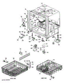 02 - Section2 parts for Ge Dishwasher GSD3000B16 from AppliancePartsPros.com