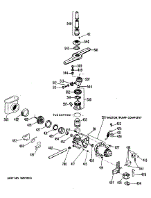 03 - Section3 parts for Ge Dishwasher GSD3000W13 from AppliancePartsPros.com