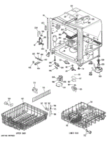 02 - Section2 parts for Ge Dishwasher GSD3100B01 from AppliancePartsPros.com