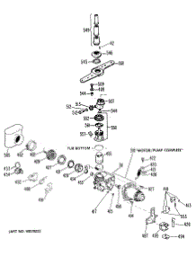 03 - Section3 parts for Ge Dishwasher GSD3100B01 from AppliancePartsPros.com
