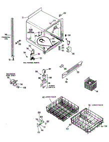 02 - Section2 parts for Ge Dishwasher GSD400YK02BK from AppliancePartsPros.com