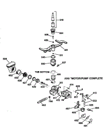 03 - Section3 parts for Ge Dishwasher GSD4230X65WW from AppliancePartsPros.com