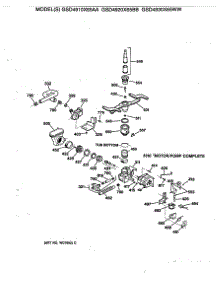 03 - Section3 parts for Ge Dishwasher GSD4920X65BB from AppliancePartsPros.com