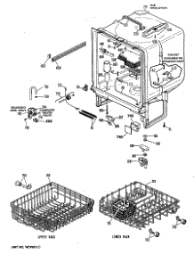02 - Section2 parts for Ge Dishwasher GSD530P-49WA from AppliancePartsPros.com