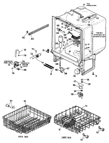 02 - Section2 parts for Ge Dishwasher GSD600L-20 from AppliancePartsPros.com