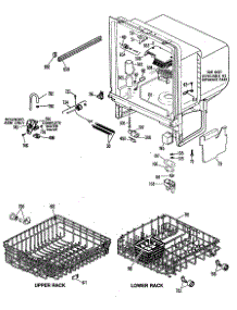 02 - Section2 parts for Ge Dishwasher GSD603P-25AW from AppliancePartsPros.com