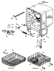 02 - Section2 parts for Ge Dishwasher GSD630P-36WA from AppliancePartsPros.com