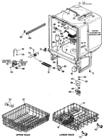 02 - Section2 parts for Ge Dishwasher GSD640P-35WB from AppliancePartsPros.com