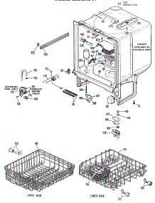 02 - Section2 parts for Ge Dishwasher GSD650L-01 from AppliancePartsPros.com