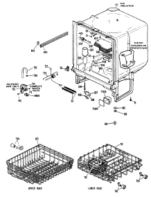 03 - Section3 parts for Ge Dishwasher GSD680X-66WW from AppliancePartsPros.com