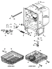 02 - Section2 parts for Ge Dishwasher GSD720P-45BA from AppliancePartsPros.com