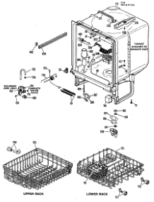02 - Section2 parts for Ge Dishwasher GSD725S-40BA from AppliancePartsPros.com