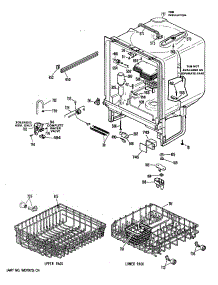 02 - Section2 parts for Ge Dishwasher GSD730T-64WW from AppliancePartsPros.com