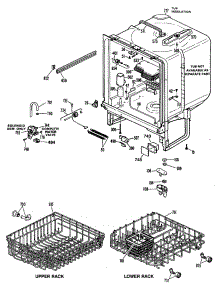 02 - Section2 parts for Ge Dishwasher GSD830P-48WA from AppliancePartsPros.com
