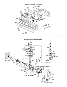 02 - Escutcheon Assembly parts for Ge Dishwasher GSD900H-01 from AppliancePartsPros.com