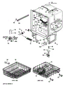 02 - Section2 parts for Ge Dishwasher GSD950T-55 from AppliancePartsPros.com