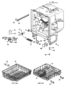 02 - Section2 parts for Ge Dishwasher GSD950X-66 from AppliancePartsPros.com