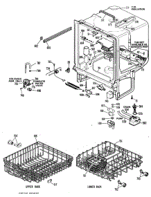 02 - Section2 parts for Ge Dishwasher GSD970P-25 from AppliancePartsPros.com