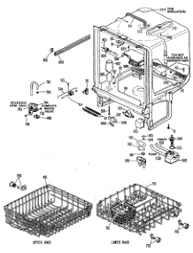 02 - Section2 parts for Ge Dishwasher GSD970P-35 from AppliancePartsPros.com