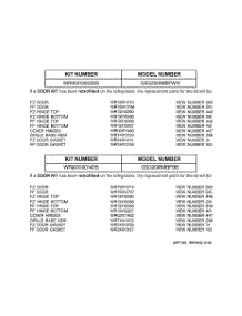 02 - Replacement Parts List parts for Ge Refrigerator GSG20IBMBFWW from AppliancePartsPros.com