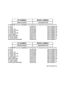 03 - Replacement Parts List parts for Ge Refrigerator GSG20IEMCFBB from AppliancePartsPros.com