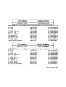 03 - Replacement Parts List parts for Ge Refrigerator GSG25MIMBFWW from AppliancePartsPros.com