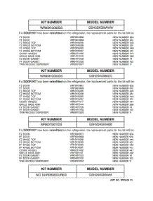 03 - Replacement Parts List parts for Ge Refrigerator GSH25KGMABB from AppliancePartsPros.com