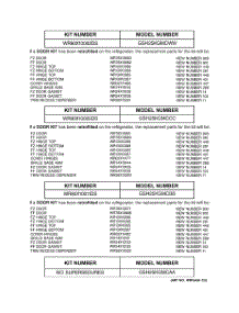 03 - Replacement Parts List parts for Ge Refrigerator GSH25KGMCAA from AppliancePartsPros.com