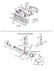 02 - Section2 parts for Ge Dishwasher GSM603L-01 from AppliancePartsPros.com